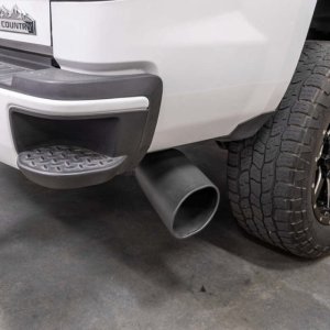 GMC Sierra 3500 Performance Exhaust - Banks Power - Monster Exhaust with SideKick Tip - Black - `11-`16